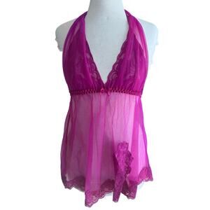 Frederick’s of‎ Hollywood Babydoll Teddy Slip Lingerie Women's S